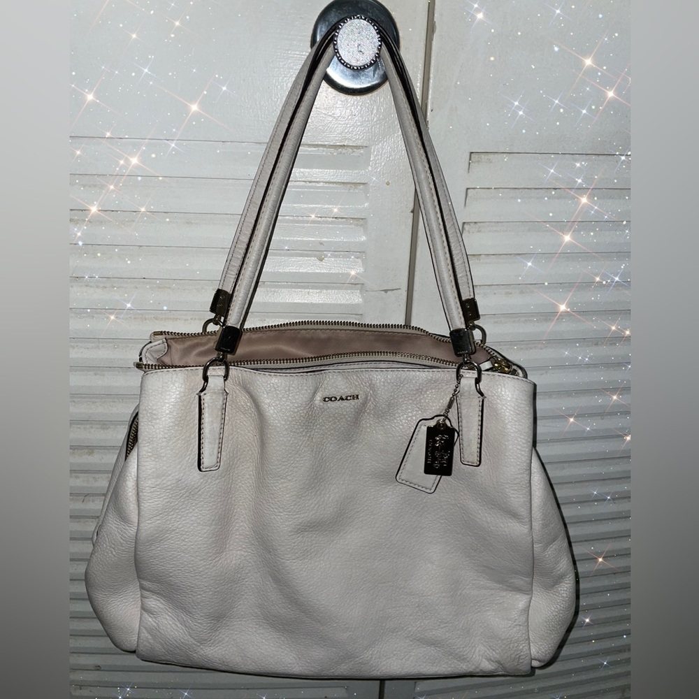 Coach Madison Cafe Carryall Leather Pebbled K1380-27859